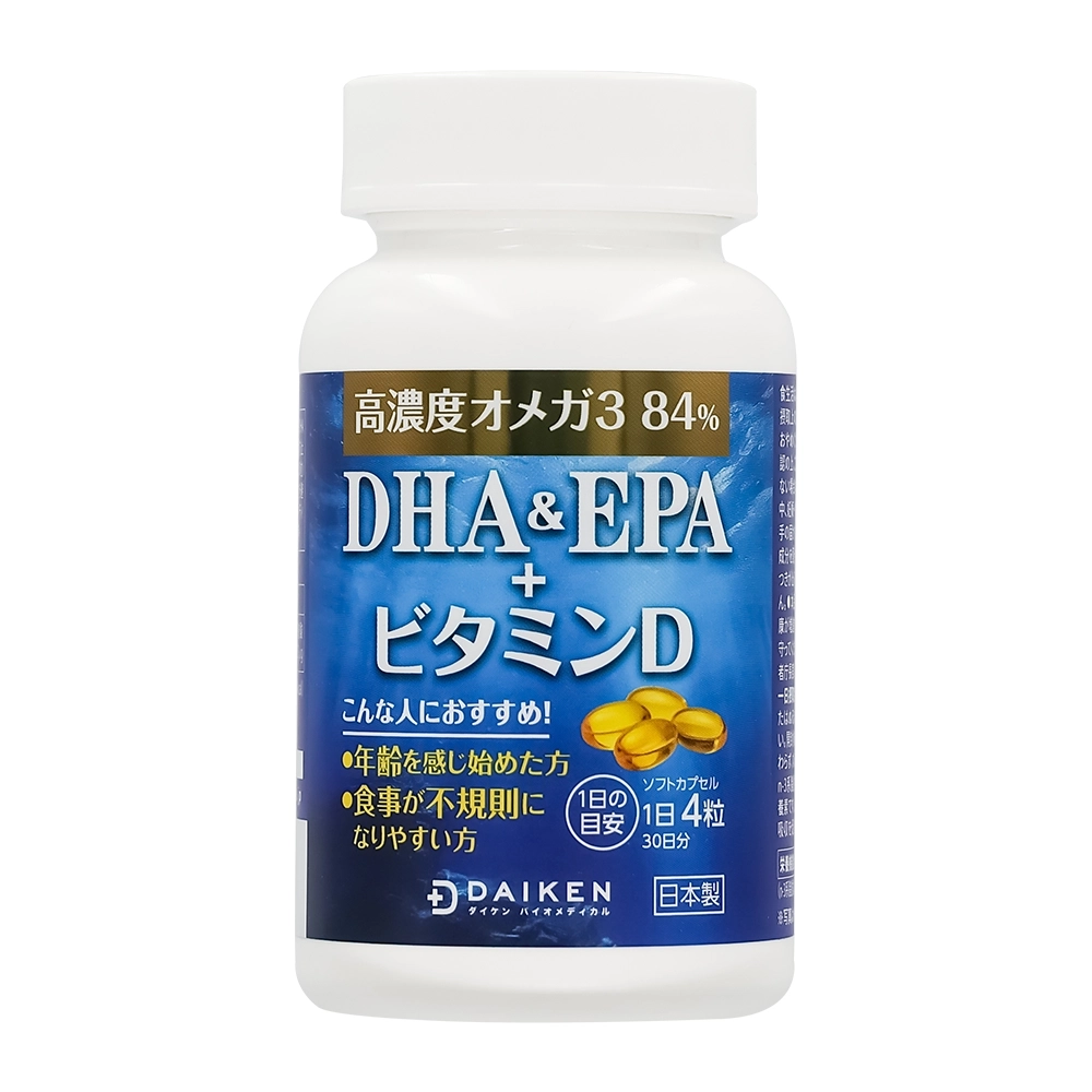 DHA&EPA＋ビタミンD（ダイケンバイオメディカル）